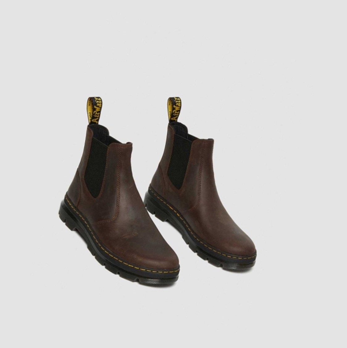 Dr Martens Embury Crazy Horse Férfi Alkalmi Bakancs Barna | 142698GWO