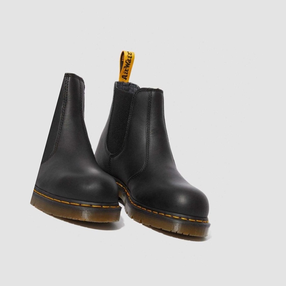 Dr Martens Fellside Full Grain Chelsea Férfi Munkabakancs Fekete | 610493SJT