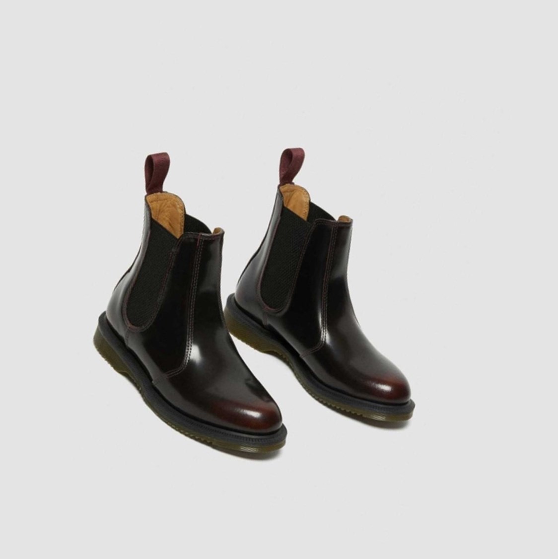 Dr Martens Flora Arcadia Női Chelsea Bakancs Rózsaszín Piros | 503892PRF