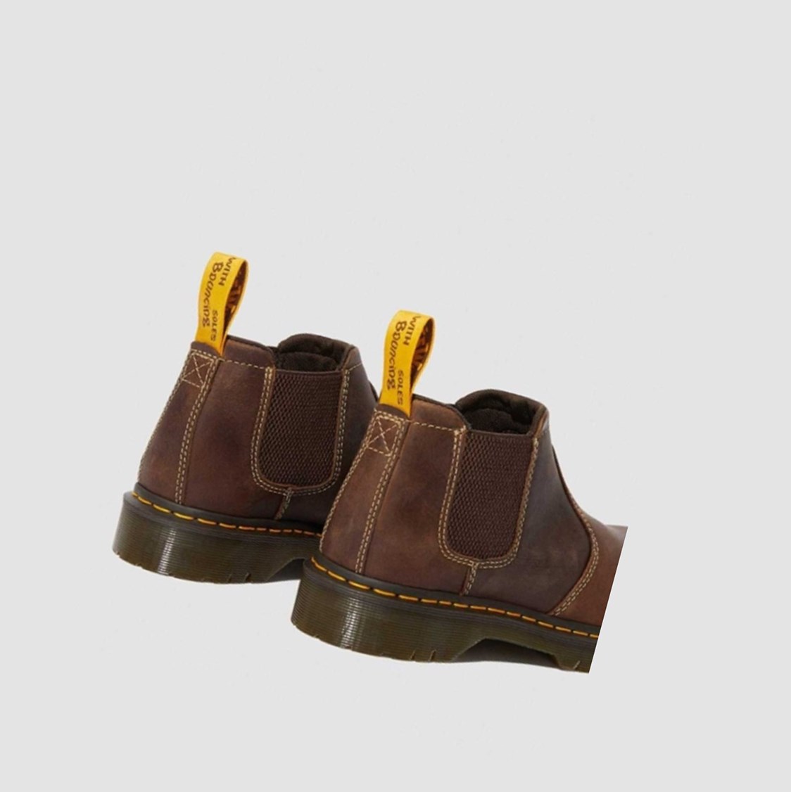 Dr Martens Furness Steel Toe Chelsea Férfi Munkabakancs Barna | 205971CNI