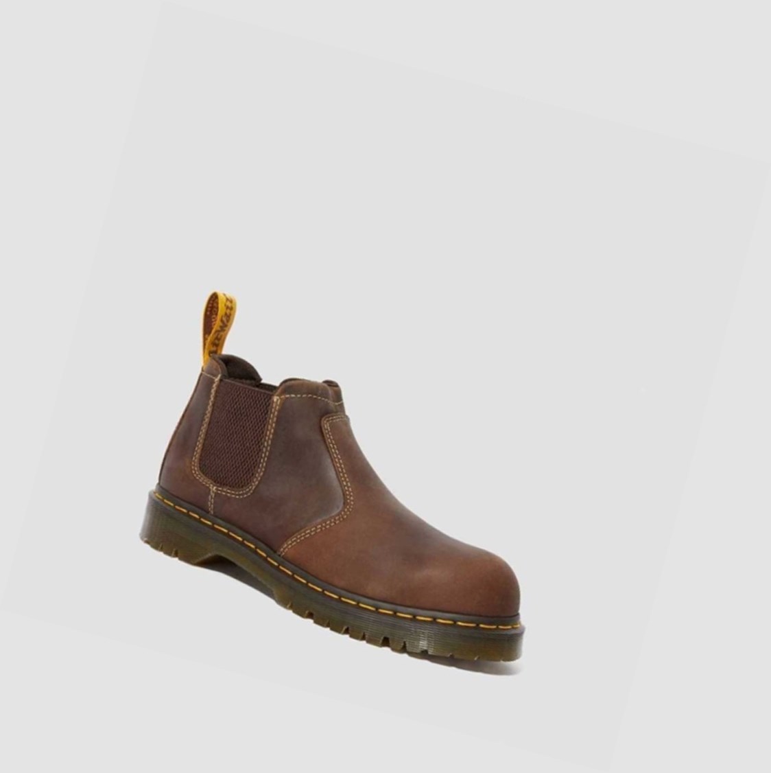 Dr Martens Furness Steel Toe Chelsea Férfi Munkabakancs Barna | 205971CNI