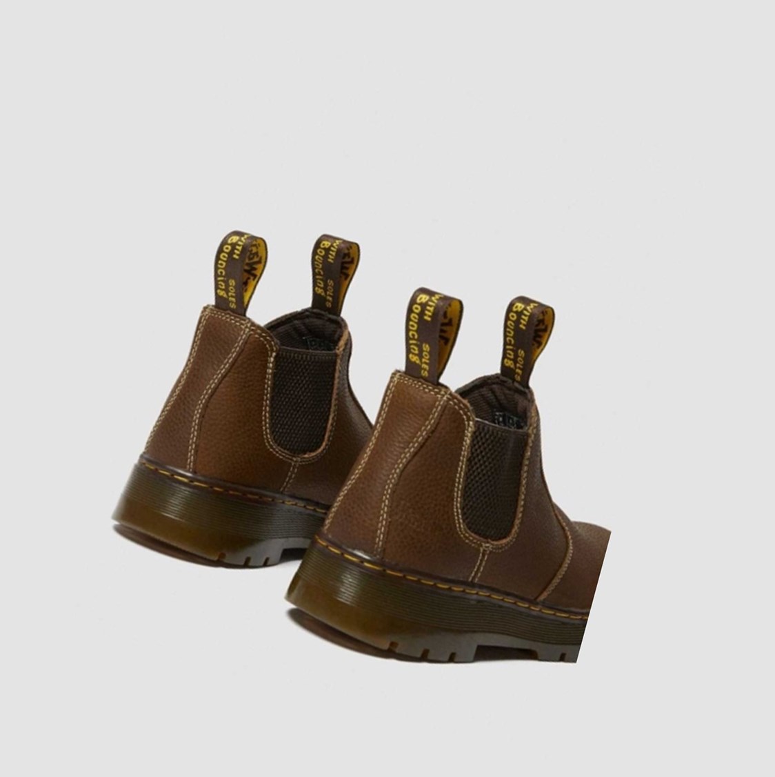 Dr Martens Hardie Chelsea Férfi Munkabakancs Barna | 910462BFA