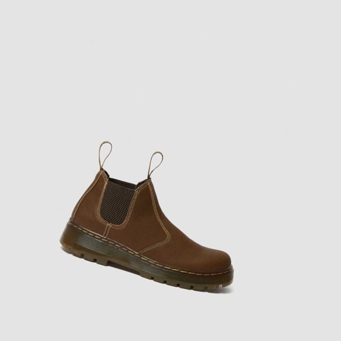 Dr Martens Hardie Chelsea Férfi Munkabakancs Barna | 910462BFA