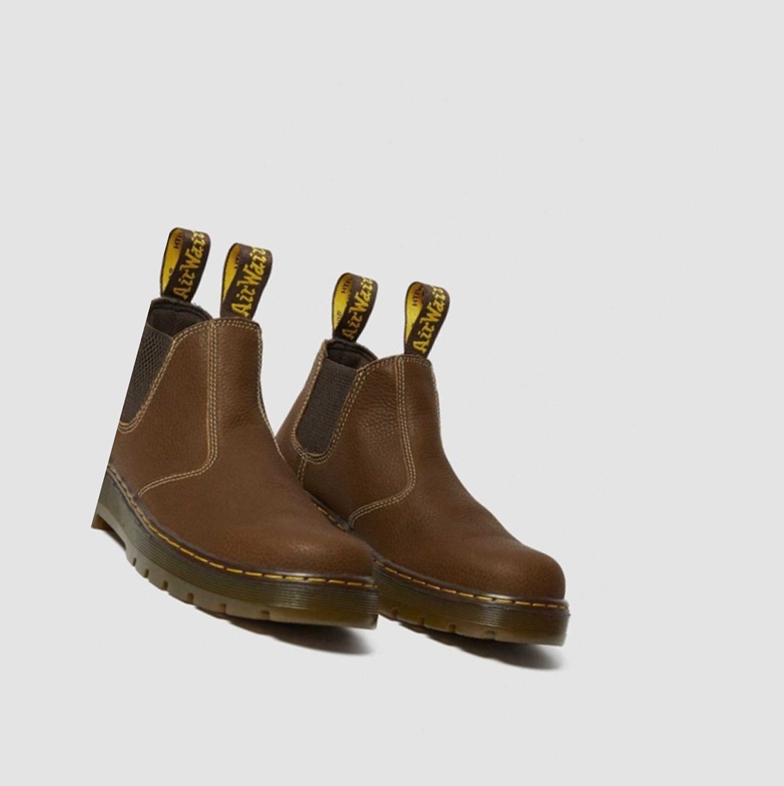 Dr Martens Hardie Chelsea Férfi Munkabakancs Barna | 910462BFA