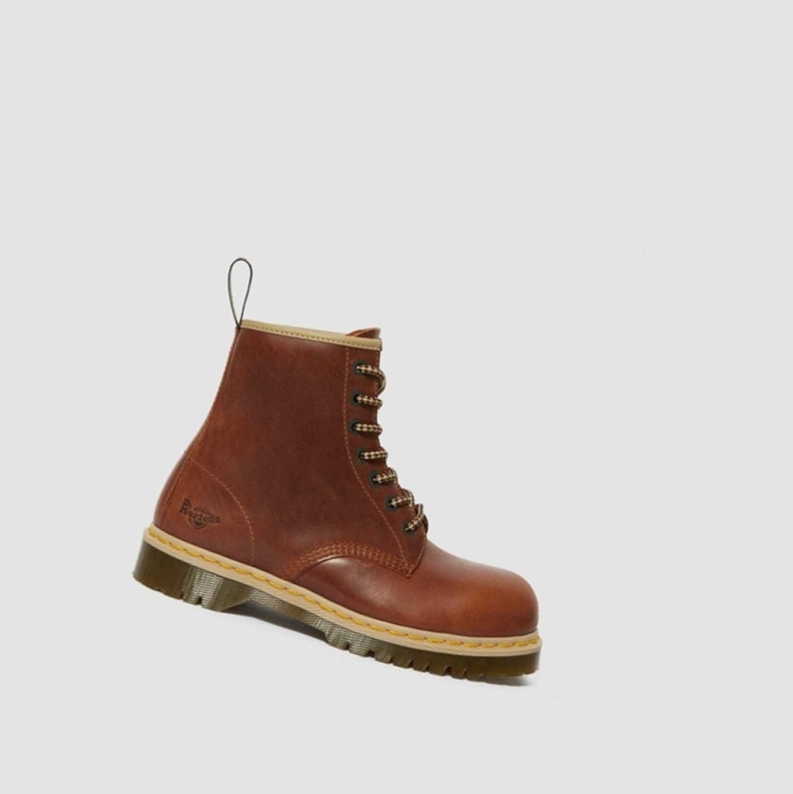 Dr Martens Icon 7B10 Steel Toe Férfi Munkabakancs Barna | 094712CKN