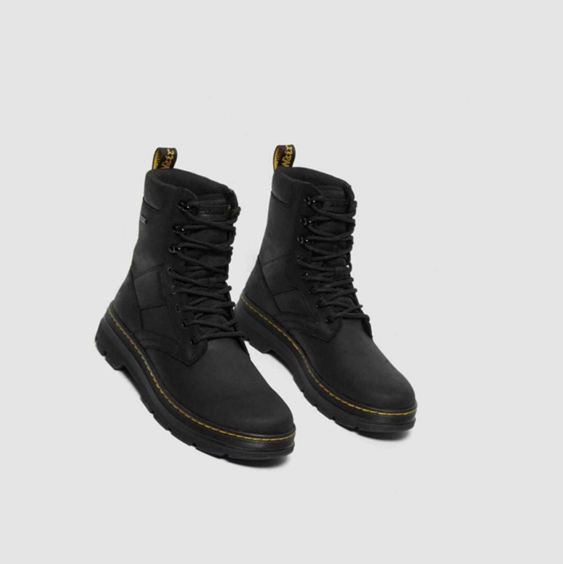 Dr Martens Iowa Vízálló Poly Férfi Alkalmi Bakancs Fekete | 671893NZJ