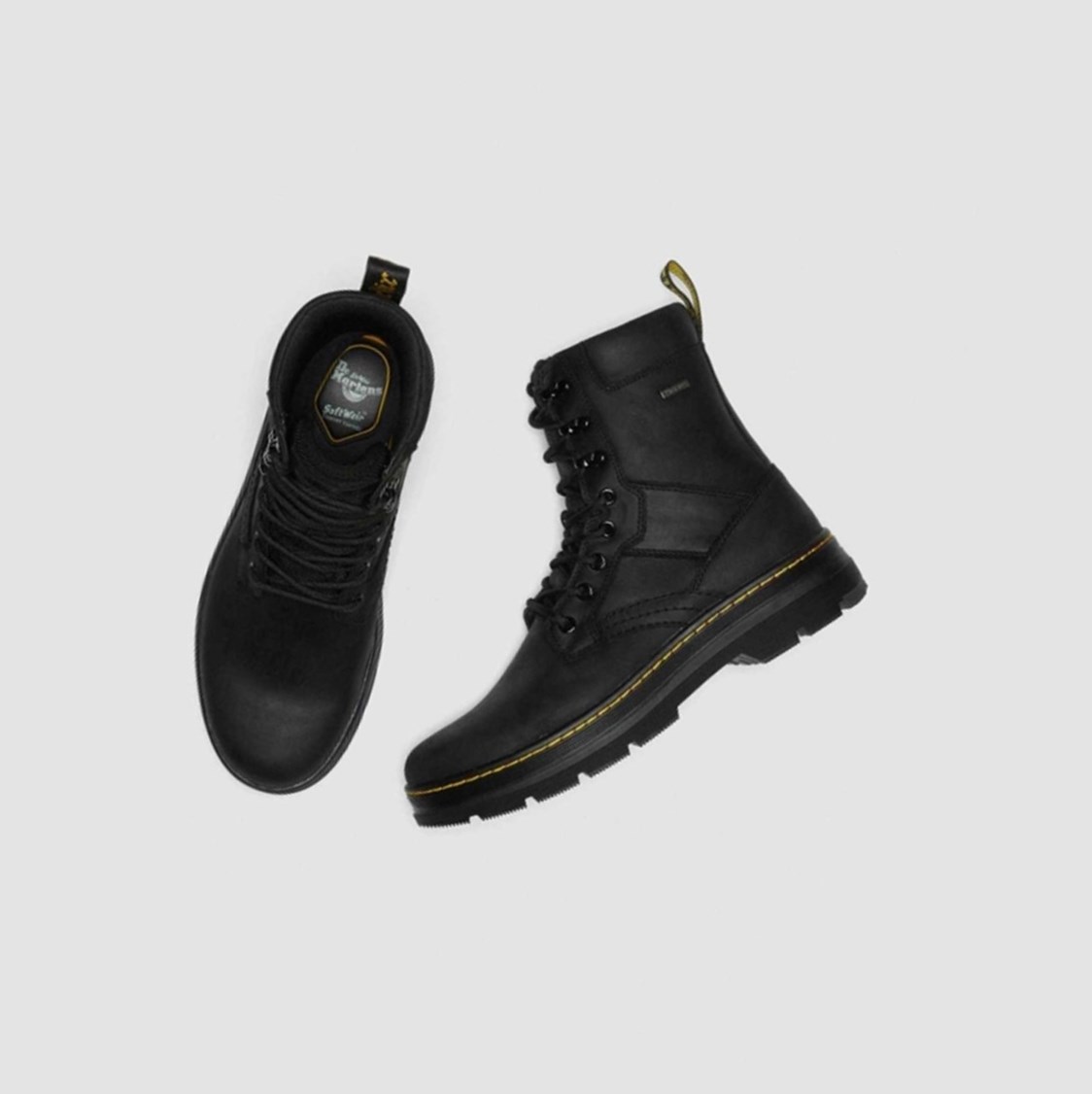 Dr Martens Iowa Vízálló Poly Női Alkalmi Bakancs Fekete | 547318EFW