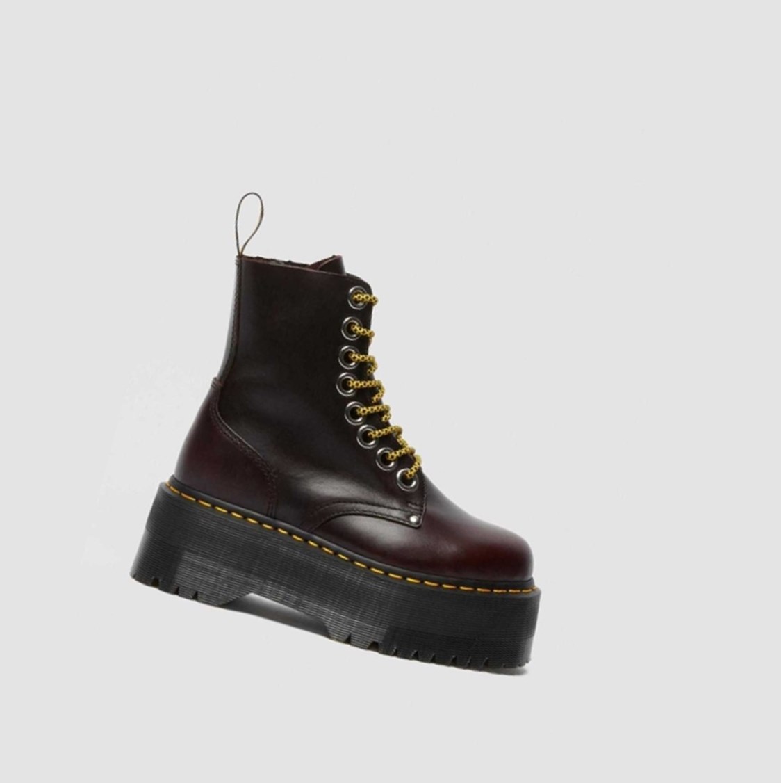 Dr Martens Jadon Max Női Platform Bakancs Bordó | 937256RPG