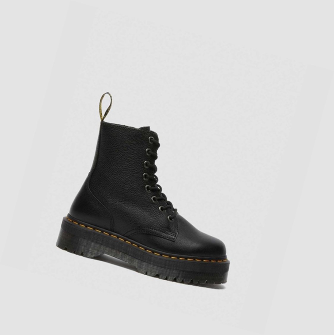 Dr Martens Jadon Pisa Férfi Platform Bakancs Fekete | 867941PDM