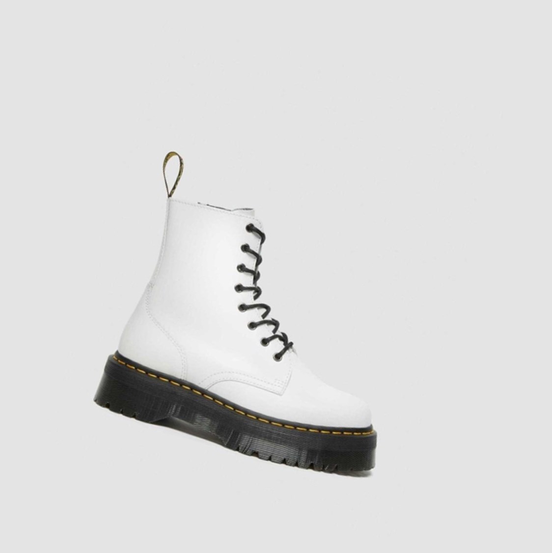 Dr Martens Jadon Smooth Férfi Platform Bakancs Fehér | 510938QGI