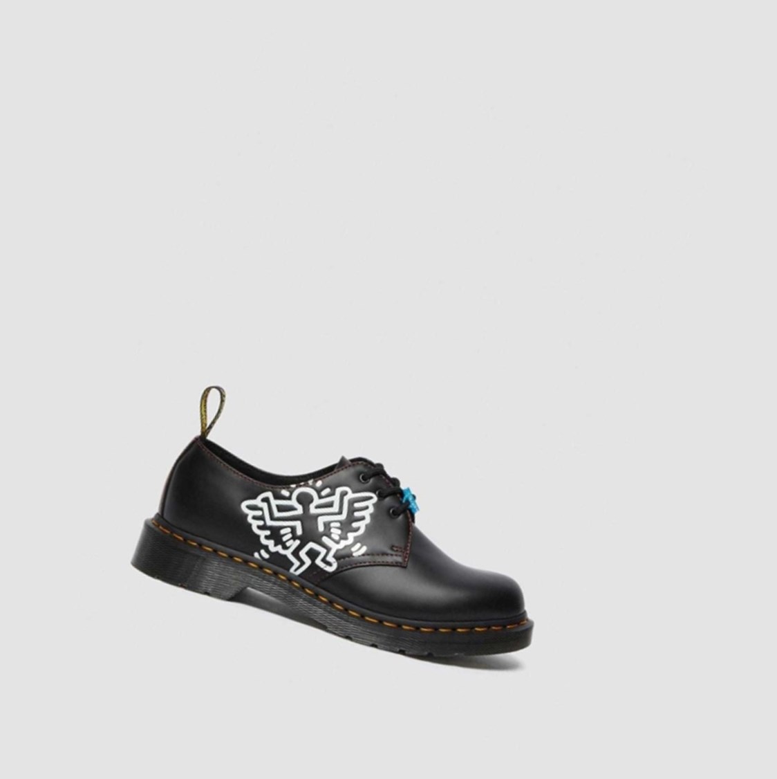 Dr Martens Keith Haring 1461 Smooth Férfi Oxford Cipő Fekete | 271085XFO