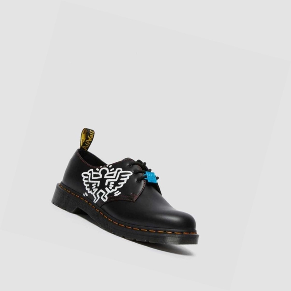 Dr Martens Keith Haring 1461 Smooth Férfi Oxford Cipő Fekete | 271085XFO