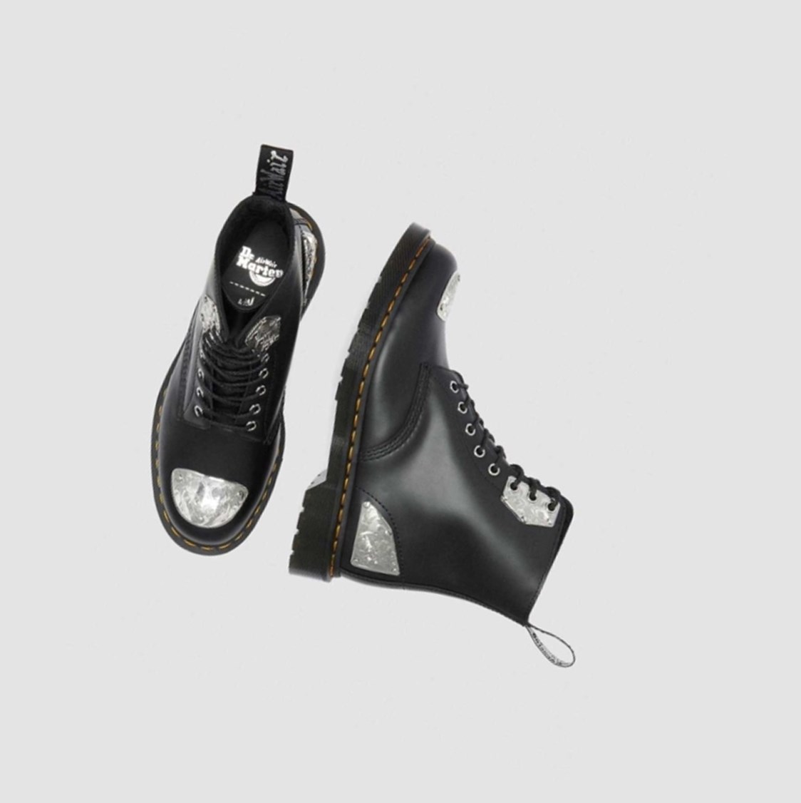 Dr Martens King Nerd 1460 Férfi Fűzős Bakancs Fekete | 281907EKZ