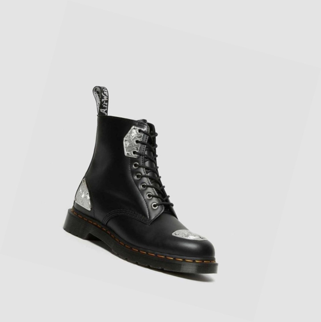 Dr Martens King Nerd 1460 Férfi Fűzős Bakancs Fekete | 281907EKZ