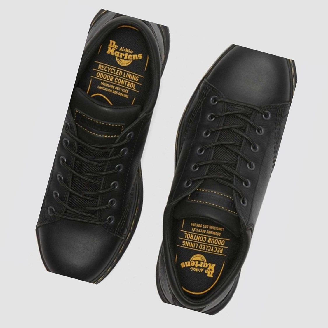 Dr Martens Maltby Slip Resistant Férfi Munkacipő Fekete | 768143OCS