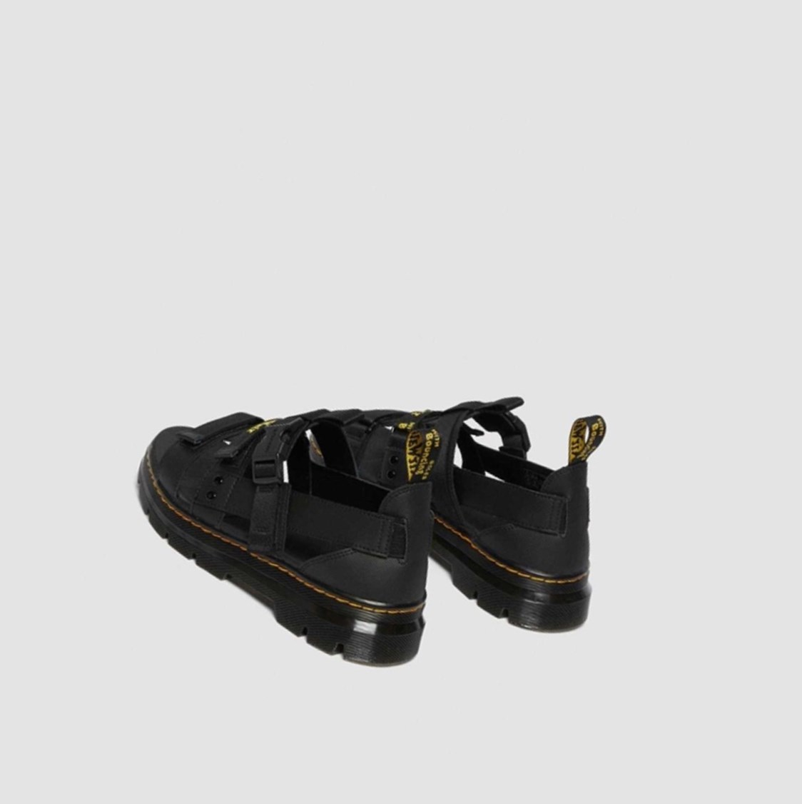 Dr Martens Pearson Webbing Női Szandál Fekete | 579013BRX