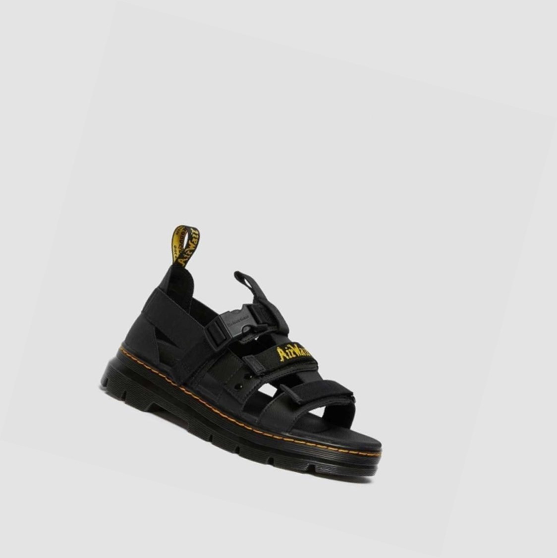 Dr Martens Pearson Webbing Női Szandál Fekete | 579013BRX