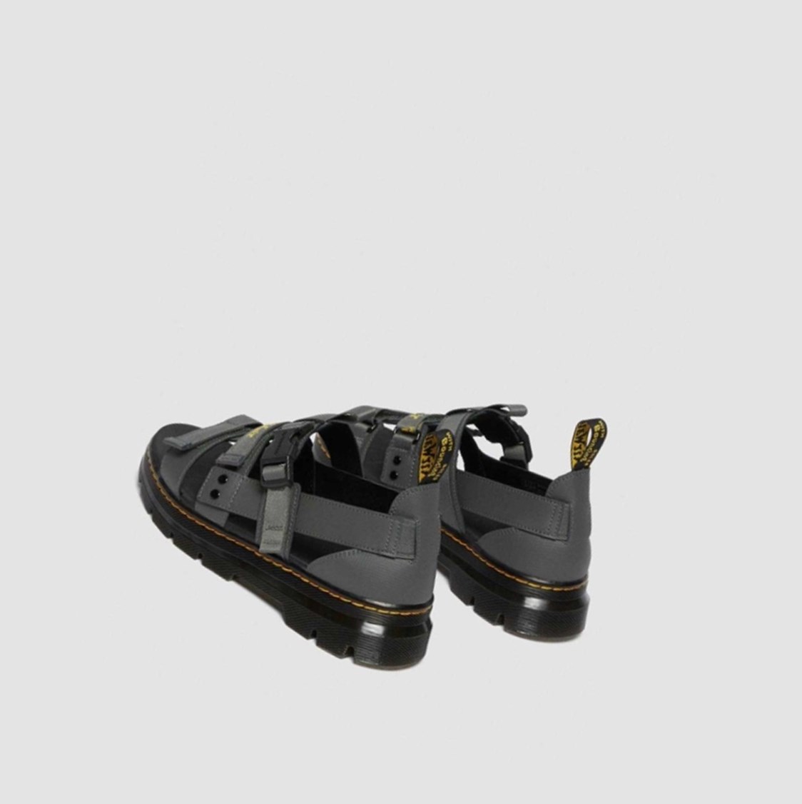 Dr Martens Pearson Webbing Női Szandál GUNMETAL ELEMENT | 086123DFT