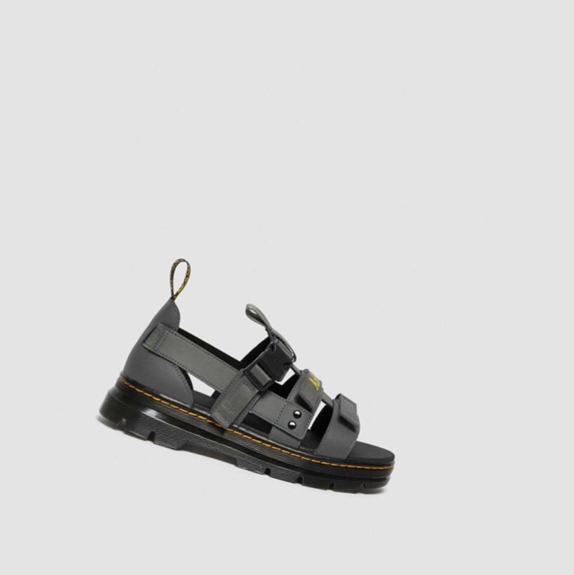 Dr Martens Pearson Webbing Női Szandál GUNMETAL ELEMENT | 086123DFT