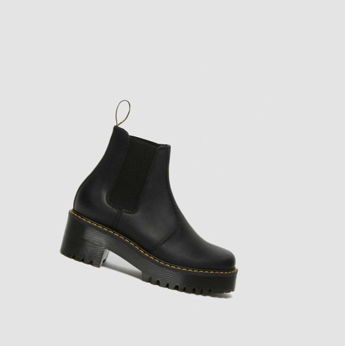 Dr Martens Rometty Platform Női Chelsea Bakancs Fekete | 147036CQZ