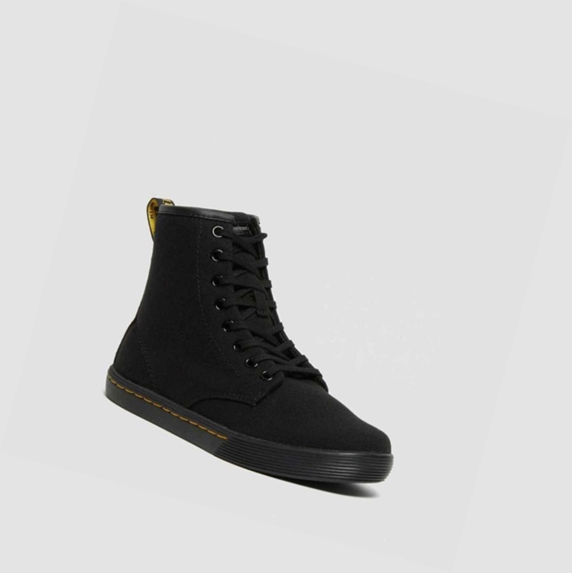 Dr Martens Sheridan Vászon Női Alkalmi Bakancs Fekete | 597403TSY