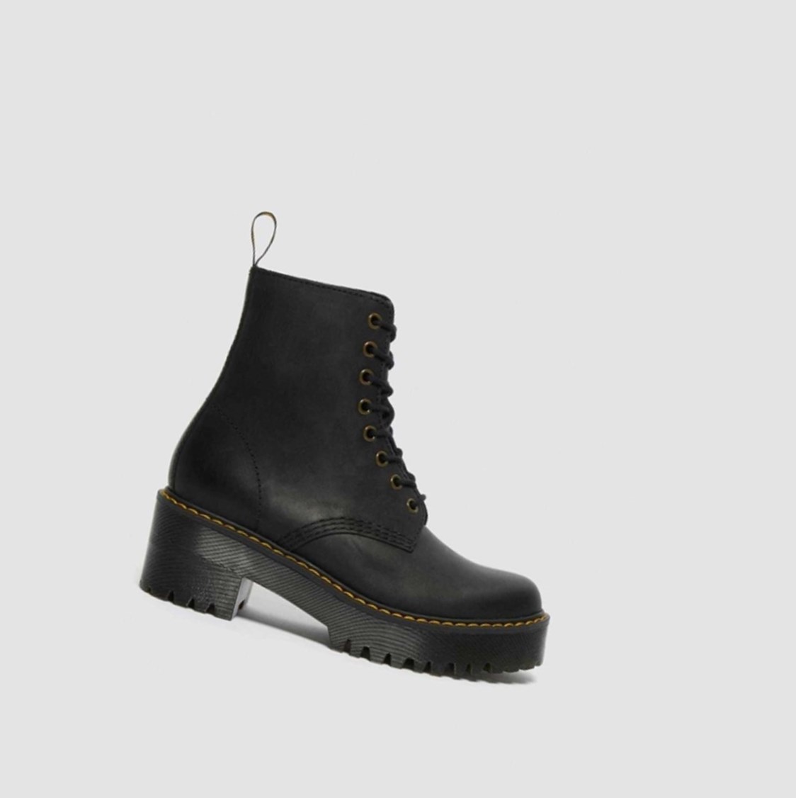 Dr Martens Shriver Hi Wyoming Női Magassarkú Bakancs Fekete | 079243OXD