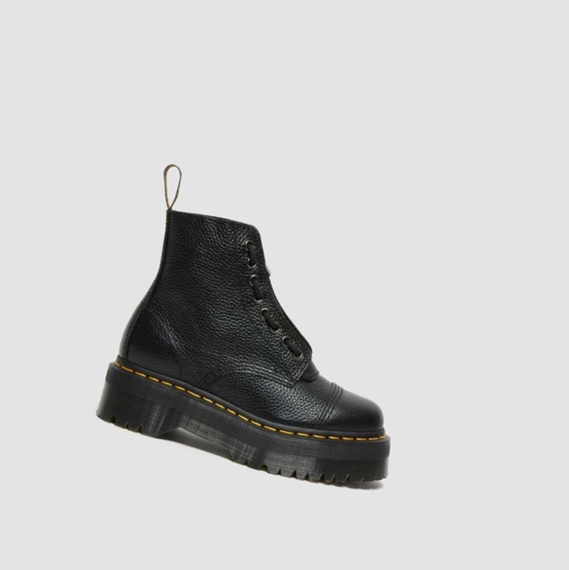 Dr Martens Sinclair Női Platform Bakancs Fekete | 642890APN