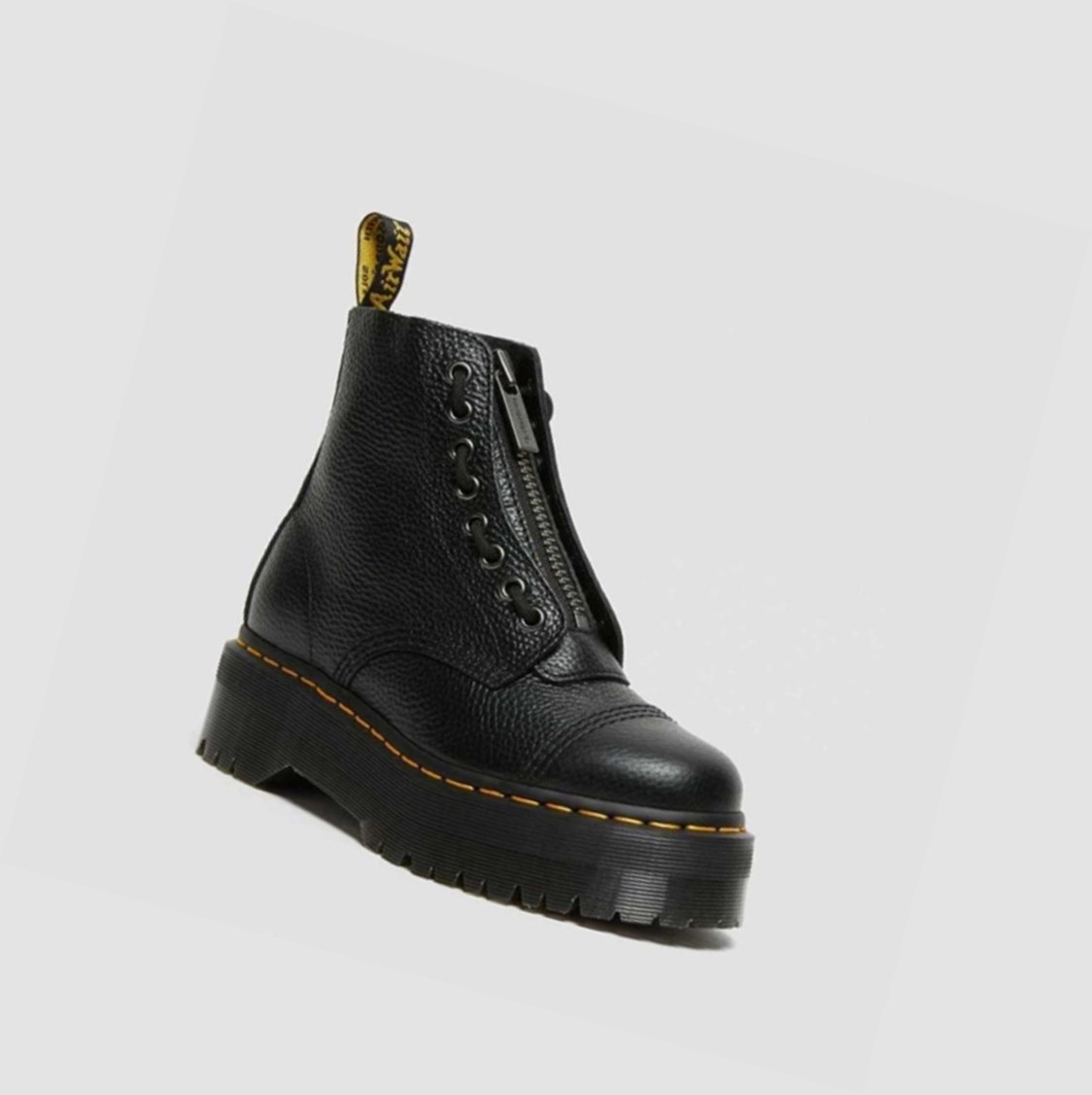 Dr Martens Sinclair Női Platform Bakancs Fekete | 642890APN