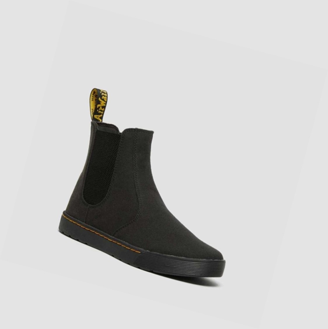 Dr Martens Tempesta Vászon Alkalmi Férfi Chelsea Bakancs Fekete | 731298OGS