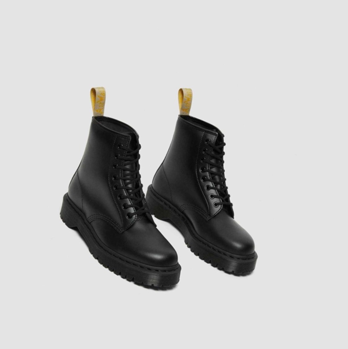 Dr Martens Vegán 1460 Bex Mono Férfi Fűzős Bakancs Fekete | 186704YUJ