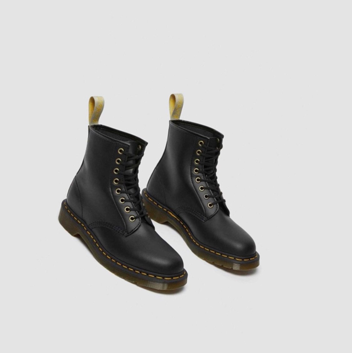 Dr Martens Vegán 1460 Felix Férfi Fűzős Bakancs Fekete | 548217OPA