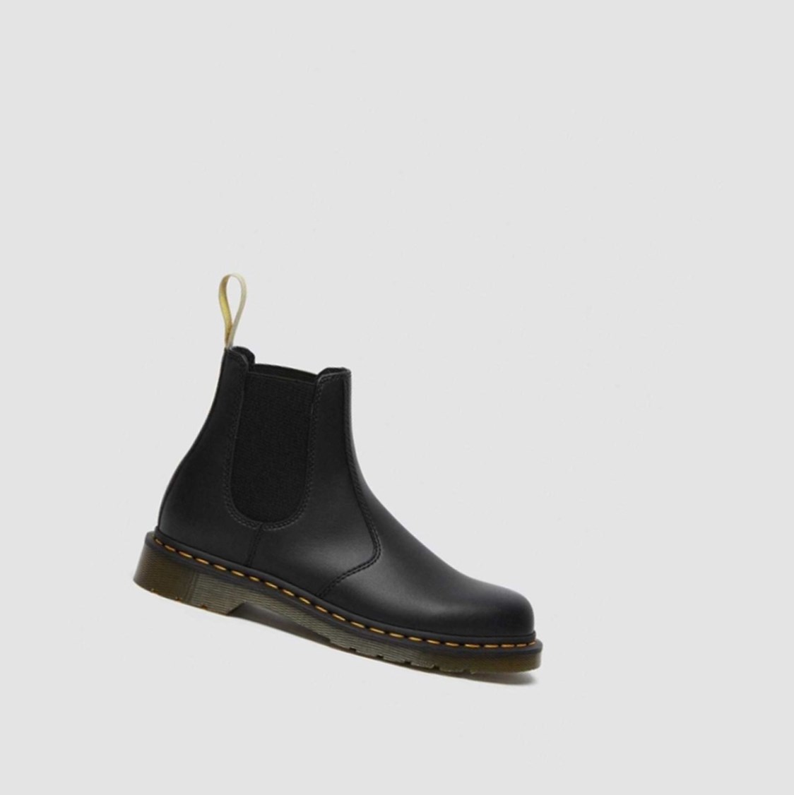 Dr Martens Vegán 2976 Felix Férfi Chelsea Bakancs Fekete | 158693HOT