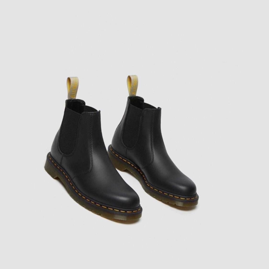 Dr Martens Vegán 2976 Felix Férfi Chelsea Bakancs Fekete | 158693HOT