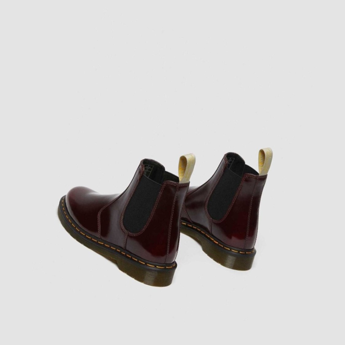 Dr Martens Vegán 2976 Férfi Chelsea Bakancs Rózsaszín Piros | 691378XJI