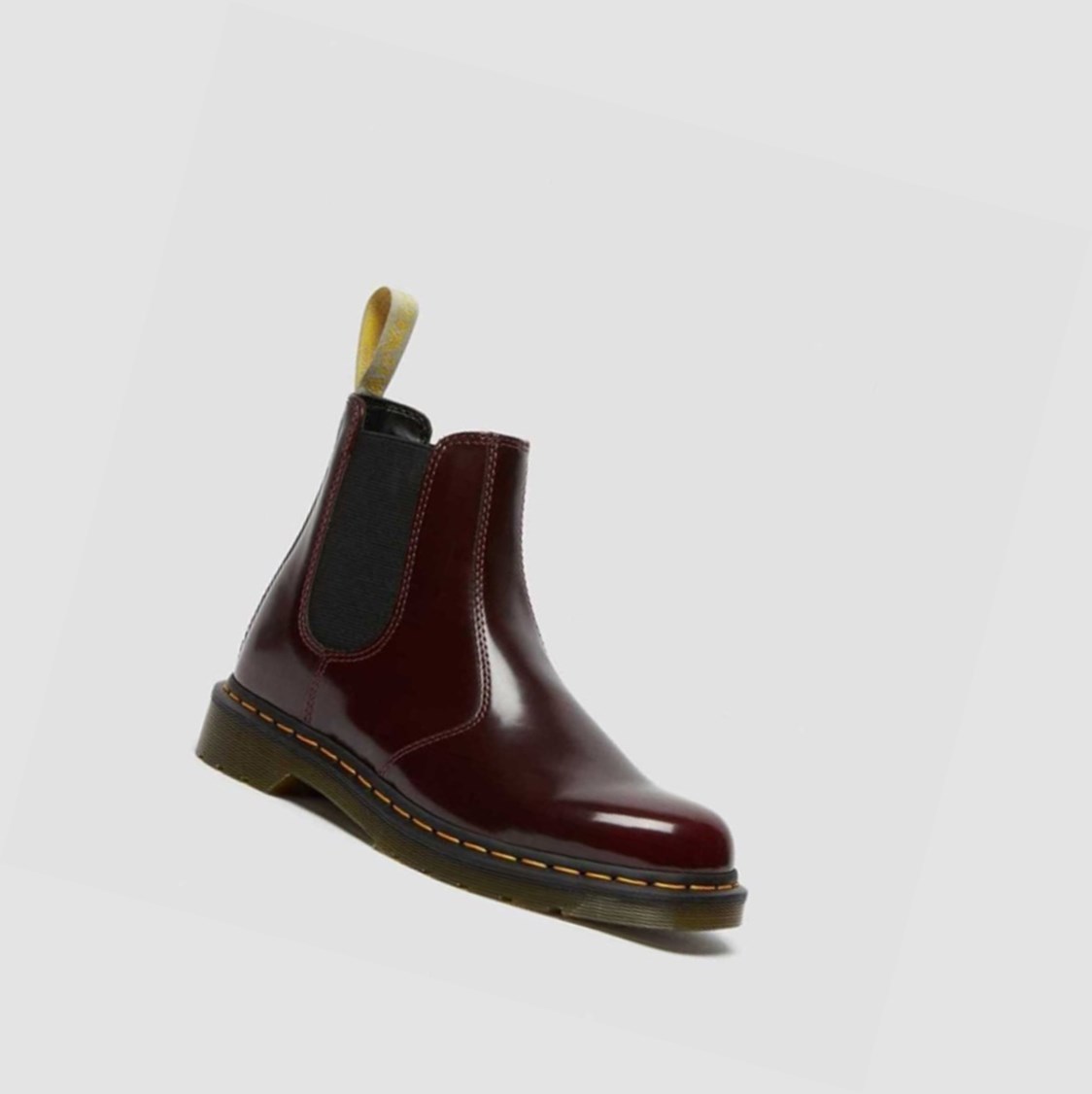 Dr Martens Vegán 2976 Férfi Chelsea Bakancs Rózsaszín Piros | 691378XJI