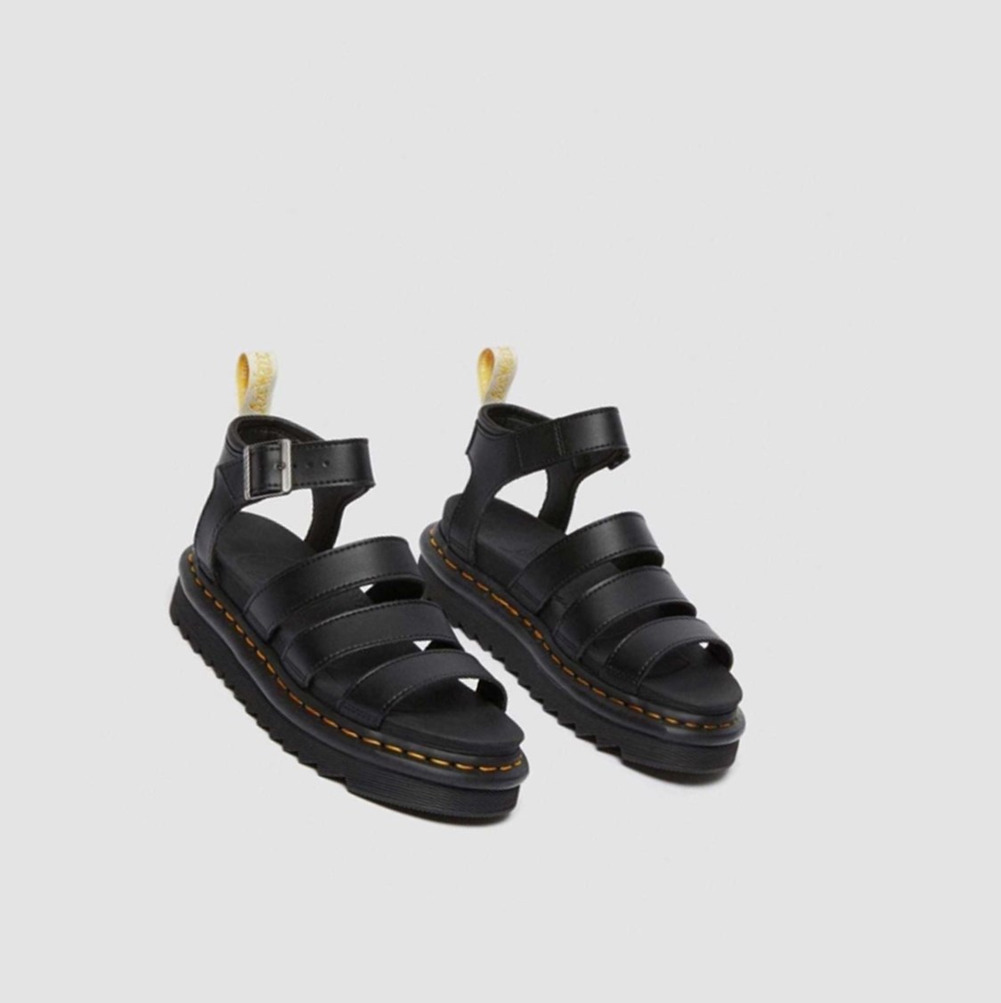 Dr Martens Vegán Blaire Felix Női Gladiátor Szandál Fekete | 632089DFT