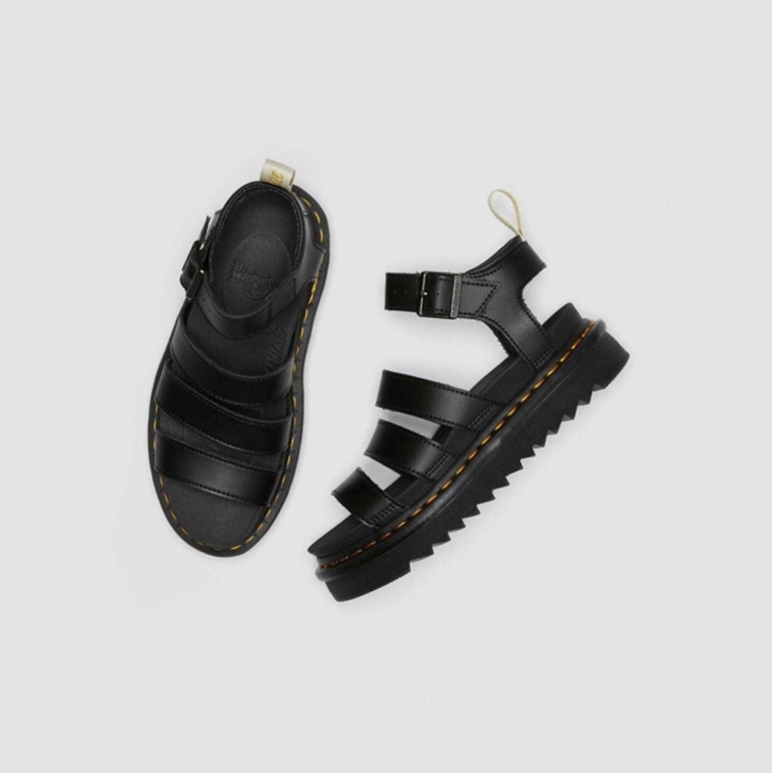 Dr Martens Vegán Blaire Felix Női Gladiátor Szandál Fekete | 632089DFT