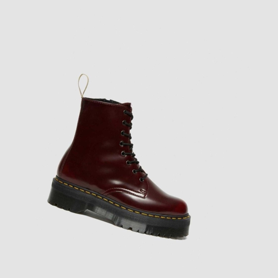 Dr Martens Vegán Jadon II Férfi Platform Bakancs Rózsaszín Piros | 694537IOG