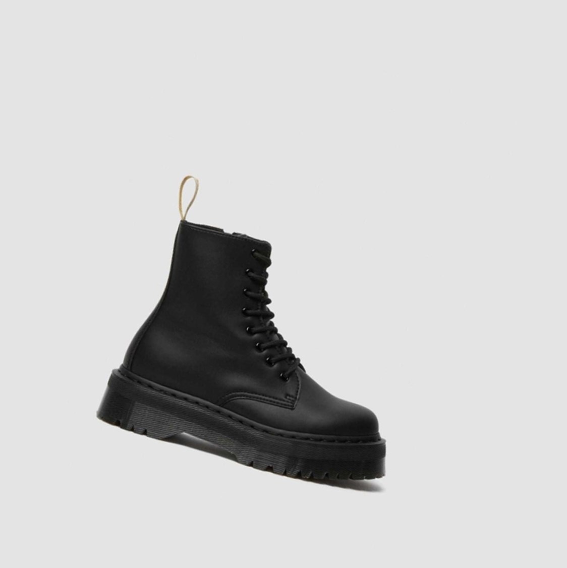 Dr Martens Vegán Jadon II Mono Férfi Platform Bakancs Fekete | 176832DQE