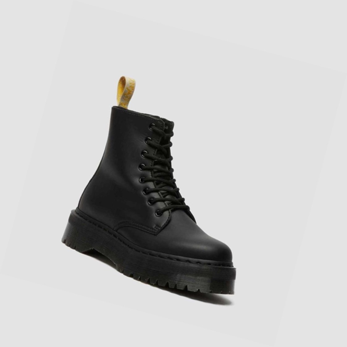 Dr Martens Vegán Jadon II Mono Férfi Platform Bakancs Fekete | 176832DQE