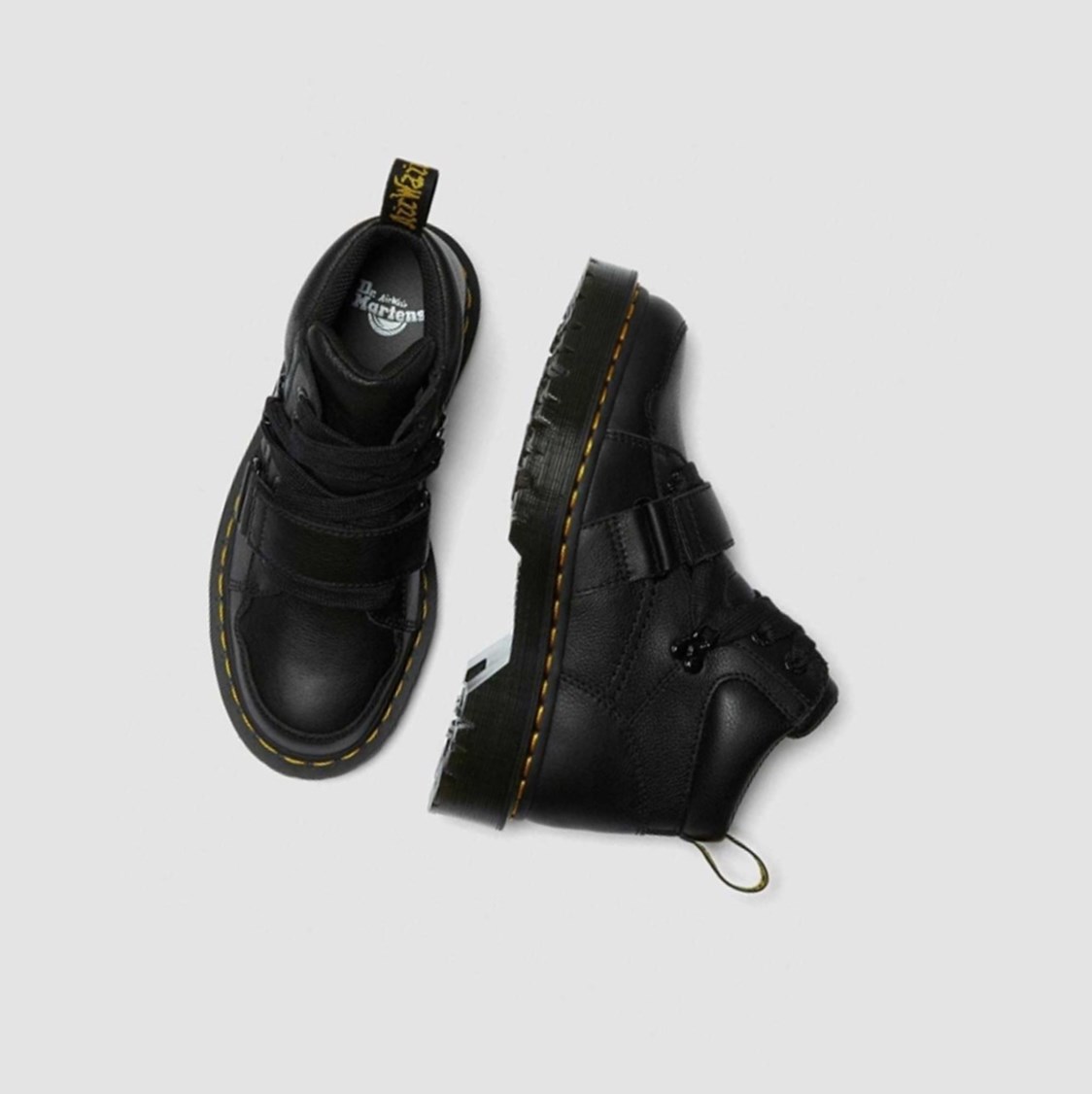 Dr Martens Zuma II Női Vaskos Bakancs Fekete | 246579TGI