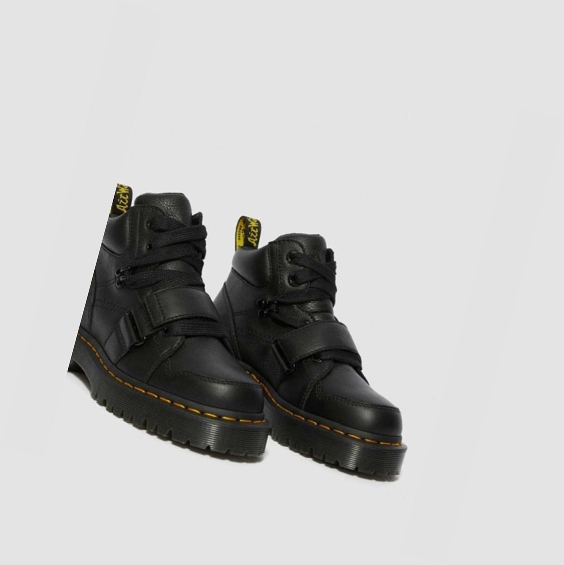 Dr Martens Zuma II Női Vaskos Bakancs Fekete | 246579TGI